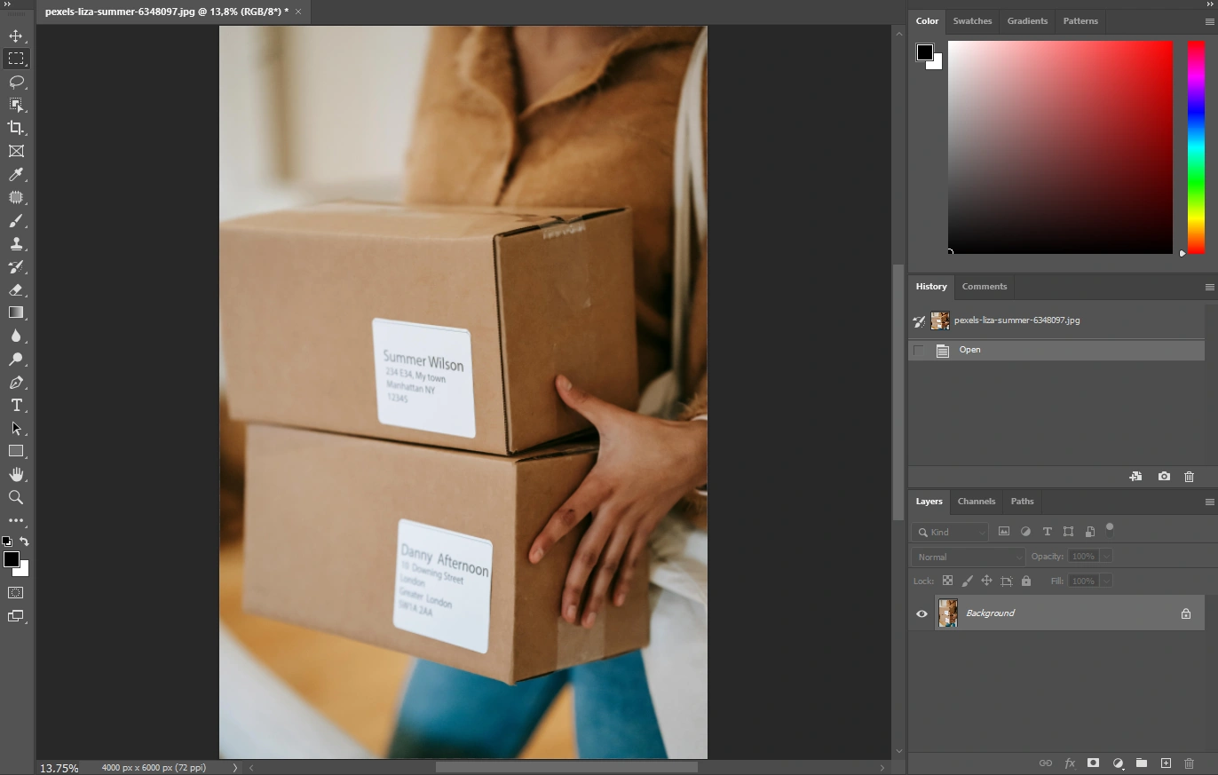 Como desfocar imagem no Photoshop com a ferramenta Marquee