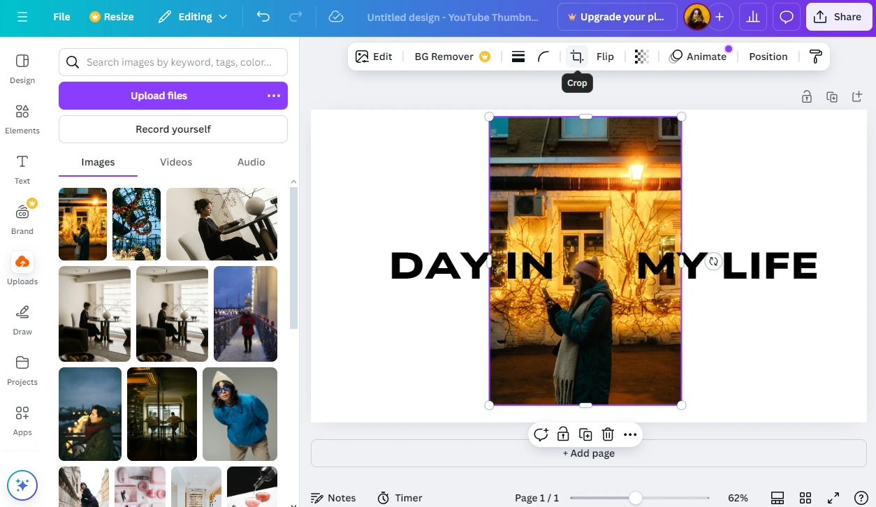 Como cortar imagem no Canva e usá-la em um design